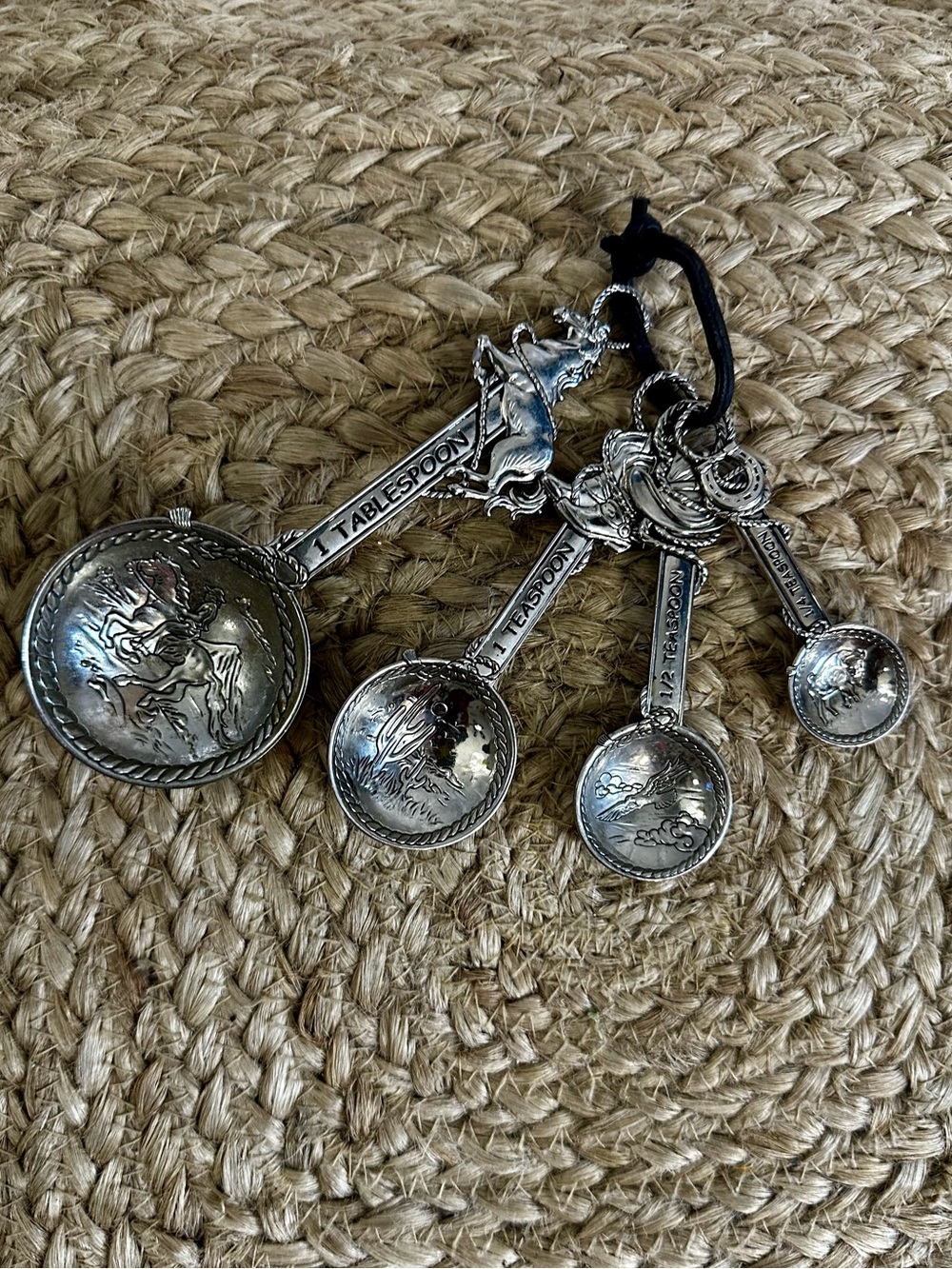 Western Cowboy Horses Decorative Measuring Spoons